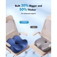 thumbnail image 4 of Cojín de asiento HUANUO, gel refrigerante ergonómico de espuma viscoelástica, 4 of 7