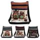 thumbnail image 4 of Las mujeres mini del bolso de Crossbody del búho bordado Jacquard cremallera correa ajustable Luz de Abody Paquete de bandolera, 4 of 5