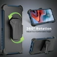 thumbnail image 4 of MyBat Pro Maverick Series Case with Holster for Motorola Moto G 5G (2024) - Blue, 4 of 5