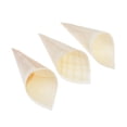 thumbnail image 4 of Wooden Ice Cups - 100 Count Disposable Dessert Bowls for Cold Food, Party Supplies Treat Cups for Sundae, Yogurt, Soup 6x8cm, 4 of 8