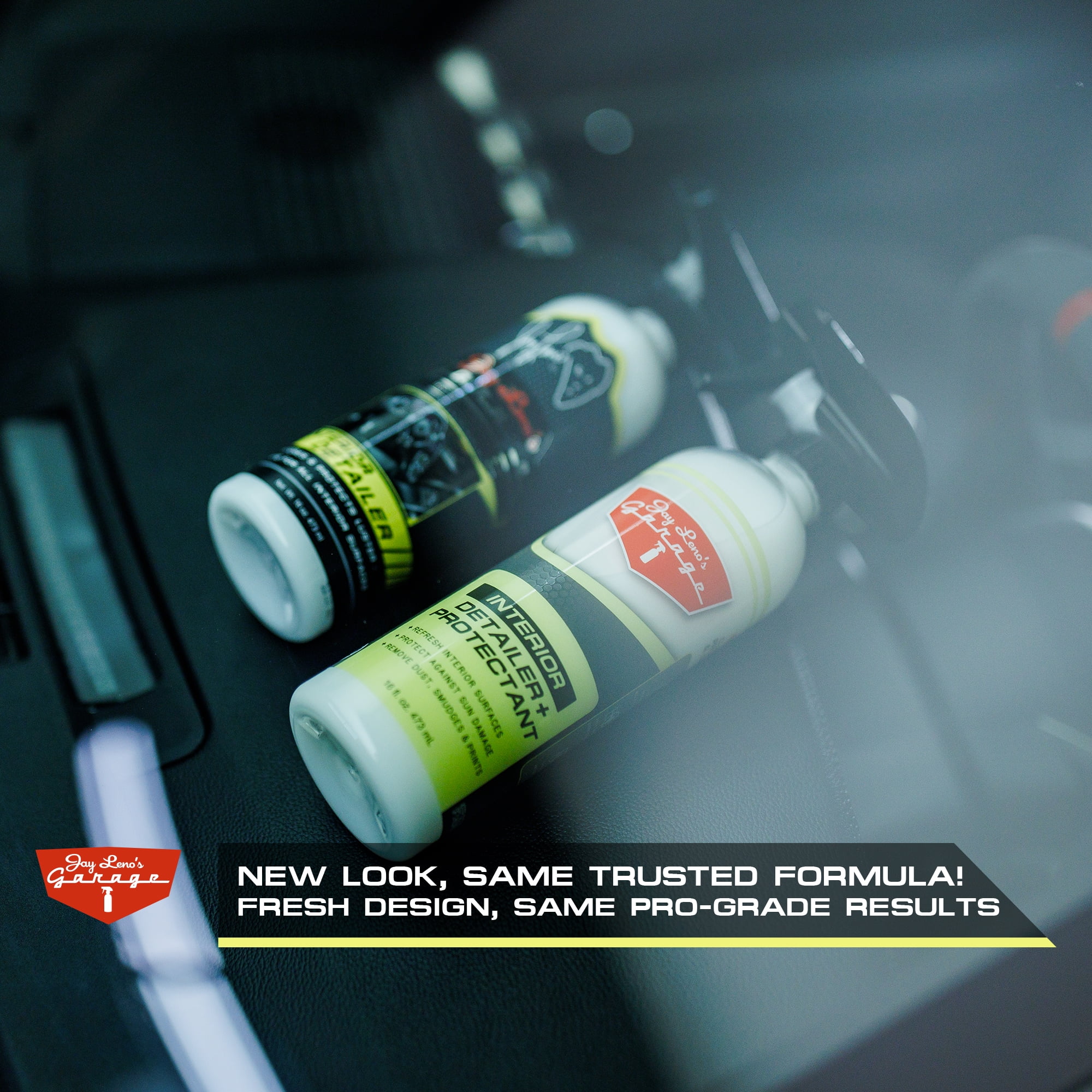 (2 pack) Jay Leno's Garage Interior Detailer (16 oz) - Clean & Protect Car Interior Surfaces