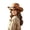 Gold, variant on Valora Classic Cowboy Hat Wide Brim Western Style Outdoor Sun For Adult Black