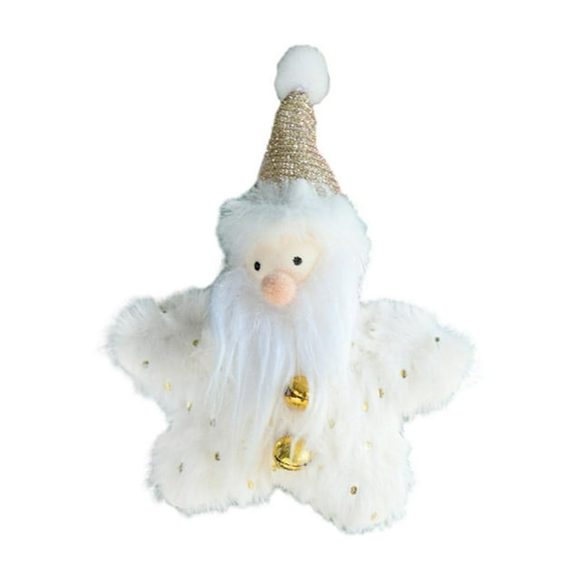 Colgante para de Navidad, colgante para de Navidad, juguete suave artesanal, colgante pequeño, adornos navideños para regalos de Navidad Papá Noel