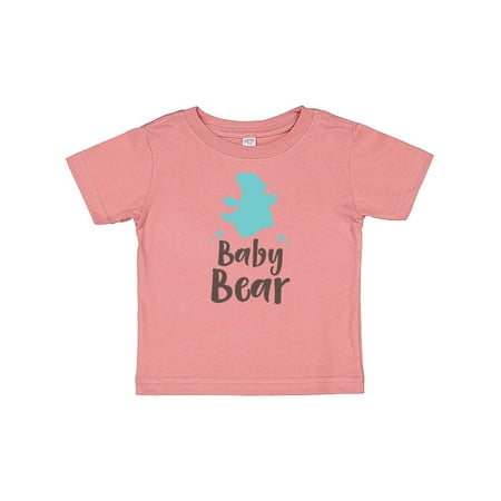 

Inktastic Baby Bear Little Bear Bear Cub - Blue Brown Gift Baby Boy T-Shirt