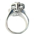thumbnail image 2 of Antique Solitaire Round Diamond Kite Shape Ring 1.5 Ct Diamond 14K White Gold Over, 2 of 2