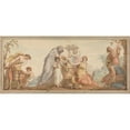 thumbnail image 3 of Edward Francis Burney 14x8 Black Modern Framed Museum Art Print Titled - Allegory for Fall, 3 of 5