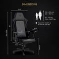 thumbnail image 2 of noblechairs HERO Series Noir/bleu, 2 of 6