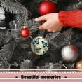 thumbnail image 5 of Beautiful Blue Butterflies Flying In The Forest - Christmas Ornament Xmas Keepsake Ceramic Ornaments Holiday Decorations for Tree Christmas Gift Ideas 2.95in, 5 of 6