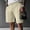 #133-Khaki, variant on Men's Solid Heavyweight Waffle Knit Versatile Running Training Shorts 5 Inch Inseam Casual Athletic Workout Bottoms with Pockets Gray L Gifts for Father