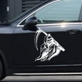 thumbnail image 5 of Pegatina para coche Grim Reaper Scythe, pegatina adhesiva Universal para coche, pegatina decorativa para coche, 5 of 5