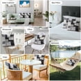 thumbnail image 6 of Abstract Art Outdoor Pillow Covers Pack of 2 Black White Blocks Watercolor Modern Art Waterproof Throw Pillow Covers Decorative Cushion Cases for Patio Garden Tent Balcony Couch 20x20 inch, 6 of 8