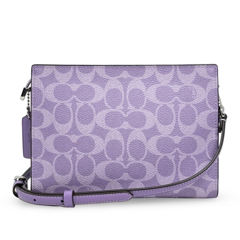 Coach CBM46-SVII Women's Iris Coated Canvas Slim Crossbody Bag
