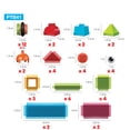 thumbnail image 3 of PicassoTiles 41PCS Hedgehog Block Building Set with Idea Book, STEM/STEAM Educational Construction Toy for Kids Preschool & Kindergarten, 3 of 8