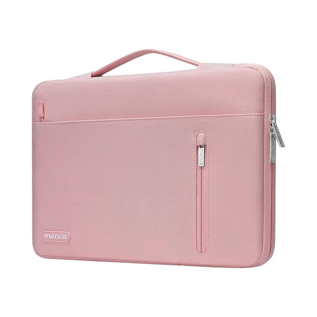 Funda protectora para portátil MOSISO 360 de 15 a 15,6 pulgadas, rosa