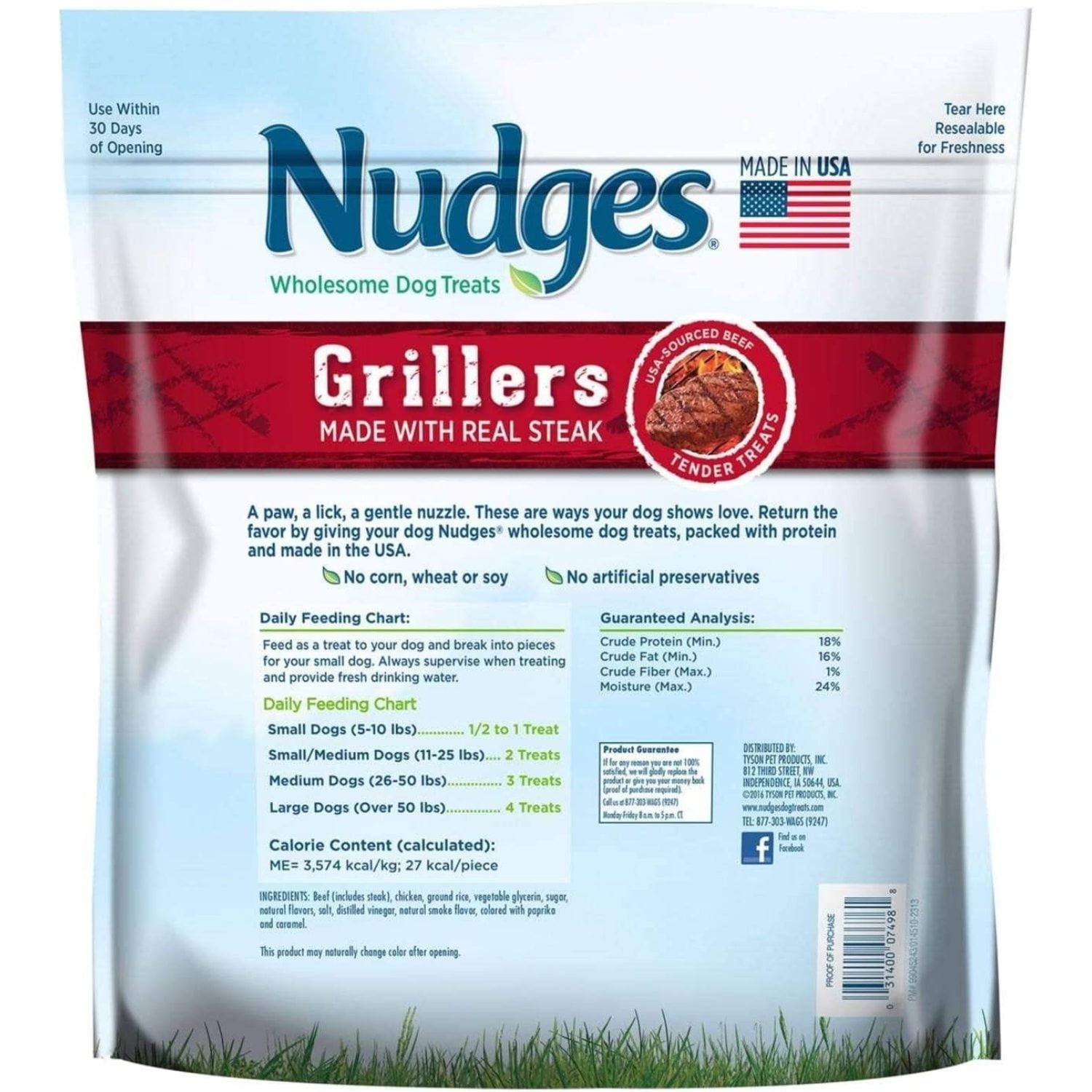 Natural Nubz Edible Dog Chews 22ct. (2.6lb Bag)(Pack of 2)