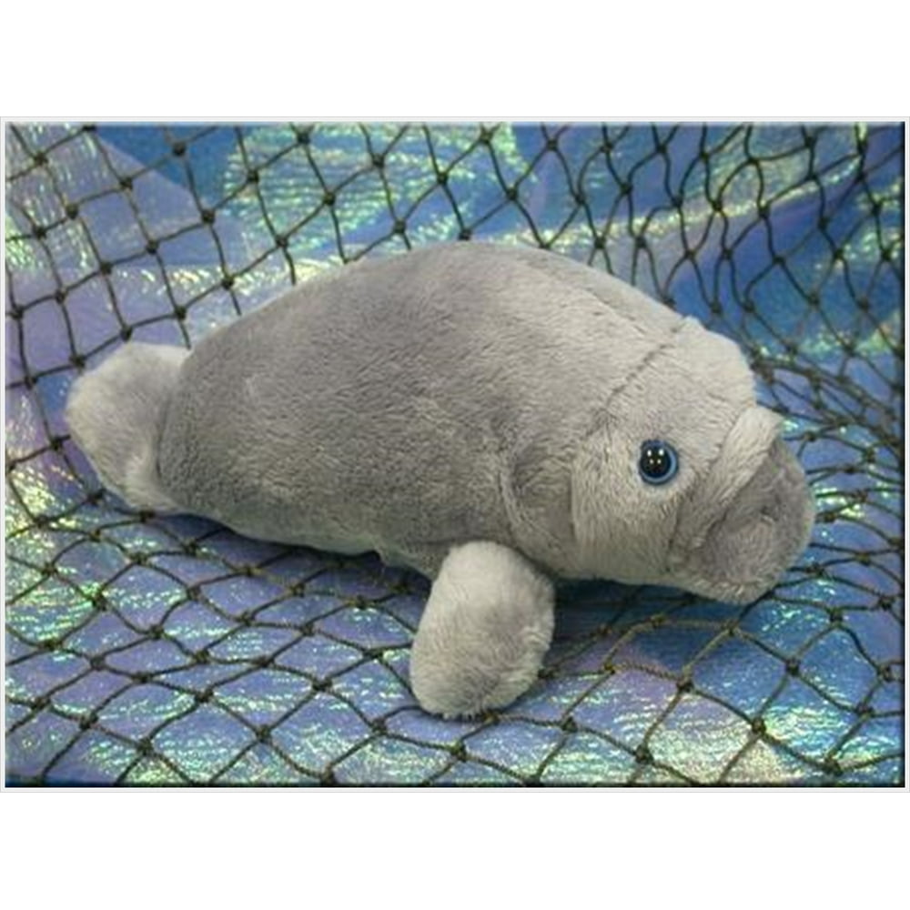 wishpets stuffed animal - soft plush toy for kids - 8" manatee