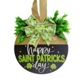 thumbnail image 5 of EUDIDV Irish Day St. Patrick's Day Welcome Wreath Sign St. Patrick's Day Decorations For Front Door Wooden Hanging Welcome Sign With Bow And Shamrocks For Holiday Outdoor Wall Lucky Charm Products, 5 of 6