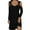 Black, variant on TJAZFJPA White Dresses for Women Wedding Women's Solid Color Unique and Elegant Casual Dress Long Sleeved Off Shoulder Mini Knee Length Dress Summer Dresses Glitter Dresses for Women