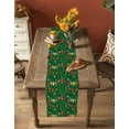 thumbnail image 4 of Table Runners 120 Inches Long Dress Scarves, Green Christmas Farmhouse Coffee/Dining/Kitchen Table Runner for Living Room, Red Yellow Xmas Tree Snowflake Gifts 13x120 Inch, 4 of 7