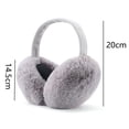 thumbnail image 2 of Cache-Oreilles d'Hiver pour Femmes Fille Ski Ajustable Cache-Oreilles pour Mignon Nœud Réchauffe-Oreilles Extérieur, 2 of 5