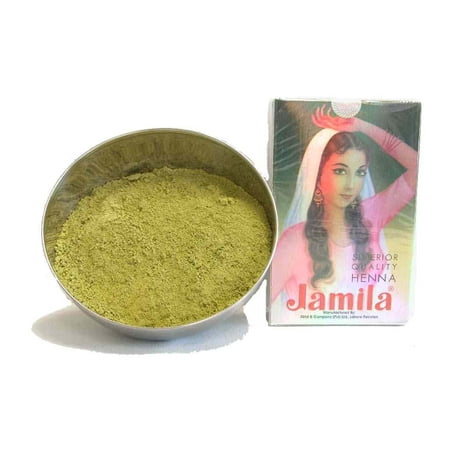 Jamila Henna BAQ Mehndi Natural Skin and Hair Dye Professional Grade 100 (Best Henna Powder For Mehndi)