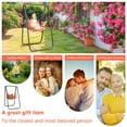 thumbnail image 3 of Fairnull Hammock Chair with Stand Indoor Balcony Swing Chair with Rack, 3 of 8