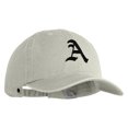 thumbnail image 5 of Old English A Embroidered Big Size Washed Pigment Dyed Cap - Stone XL-3XL, 5 of 5