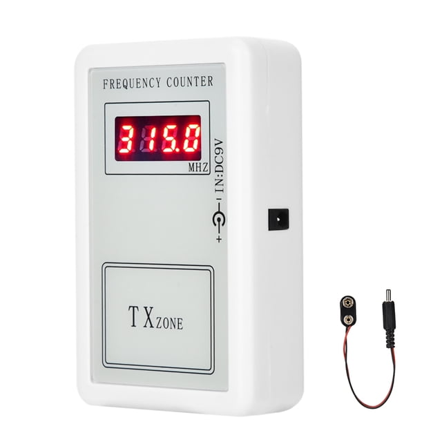 Medidor De Frecuencia Digital De Mano Contador De Control Remoto Inalámbrico Probador Herramientas Para Puerta Eléctrica Auto Alarma Antirrobo Garaje Entrada Guardia 250 450 MHz