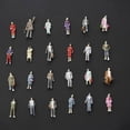 thumbnail image 4 of Pack Of 25 Miniature People Random Poses Figurines For Model City Scene With Vibrantly Color And Realistic Detail, 4 of 8