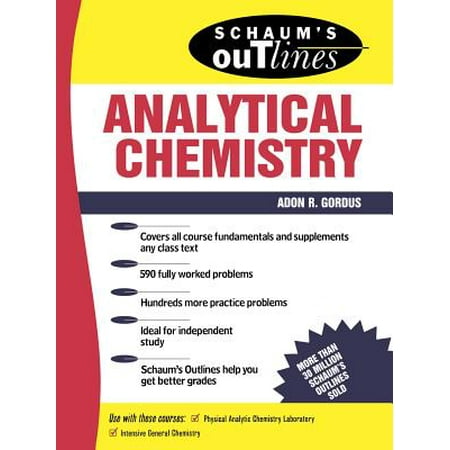 Schaum's Outline of Analytical Chemistry (Best Analytical Chemistry Textbook)