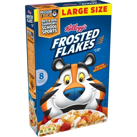 Kellogg's Frosted Flakes Breakfast Cereal 17.3 oz (Pack of 10)