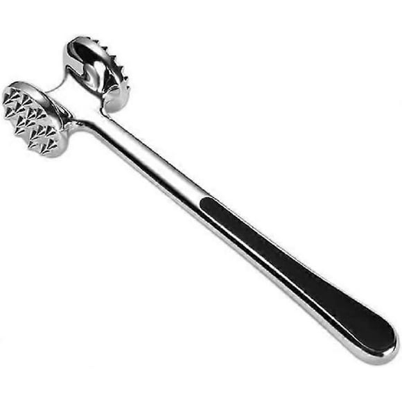 Steak Hammer Heavy Chicken Chop Beef Pork Lamb Tenderizer Stainless Steel Kitchen Gadgets(Black)