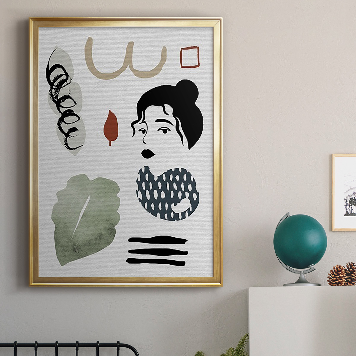 Collected Mindfulness IV Premium Framed Print, in Gold, Black, or Silver - Ready to Hang