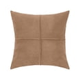 thumbnail image 1 of Funda de almohada de ante liso con cojín para el hogar - Funda de almohada de pelo de arena simple ins, 1 of 5