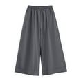 thumbnail image 6 of Womens Casual Pants Wide Leg Pants for Women Women's Casual Pants High Waisted Wide Leg Cropped Trousers for Everyday Wear and Outdoor Activities, 6 of 6