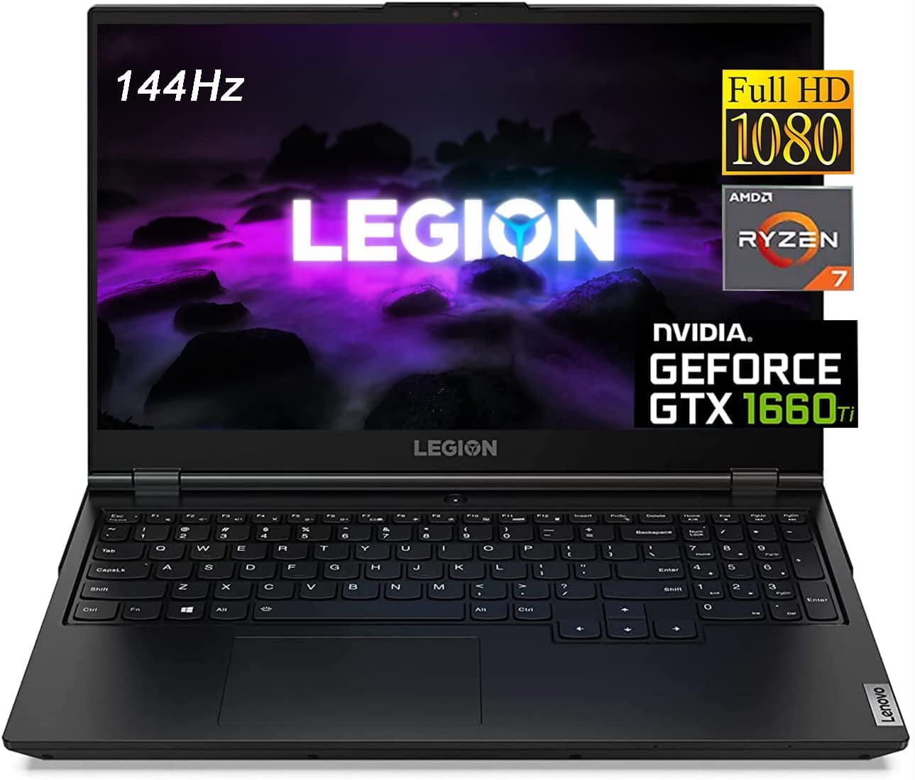 Lenovo Legion 5 Gaming Laptop, 15.6 Inch FHD IPS Screen, NVIDIA GTX ...