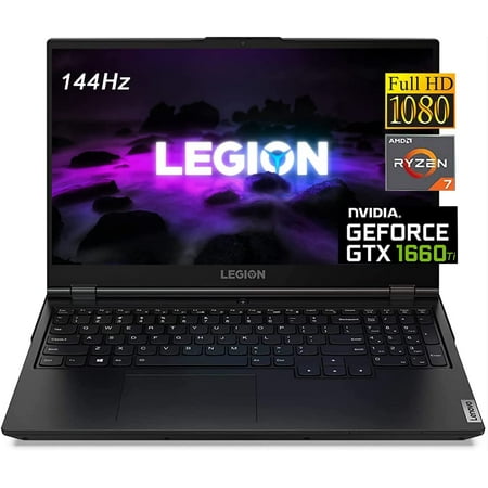 Lenovo Legion 5 Gaming Laptop, 15.6 Inch FHD IPS Screen, NVIDIA GTX 1660Ti (GDDR6), AMD Ryzen 7 4800H Processor (8 core), 32GB DDR4, 1TB SSD, Windows 10, Wi-Fi 6, Bluetooth 5, Cefesfy