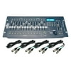 Chauvet DJ OBEY70 Obey 70 Lighting & Fog DMX-512 Controller and 10' & 25' Cables