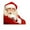 B, variant on 3D Santa Claus Car Rear Window Decal - Waterproof Vinyl Sticker for Automotive and Home Window Decoration, Holiday Themed Wall Art - A