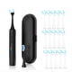 thumbnail image 1 of Hilo Dental Eléctrico con 50 Cabezales de Repuesto - Hilo Dental Vibratorio, Recargable, Limpiador Lingual, Power Flosser Negro, 1 of 5