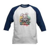 CafePress - Mommy's Little Bunny Kids Baseball T Shirt - Kids Cotton Baseball Jersey, 3/4 Sleeve Shirt