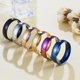 thumbnail image 5 of Anillo de acero simple Qarigey Esfera Estilo diario Clásico Retro Elegante Joyería exquisita Regalo Hombre Accesorios de disfraces Plata 6#, 5 of 6