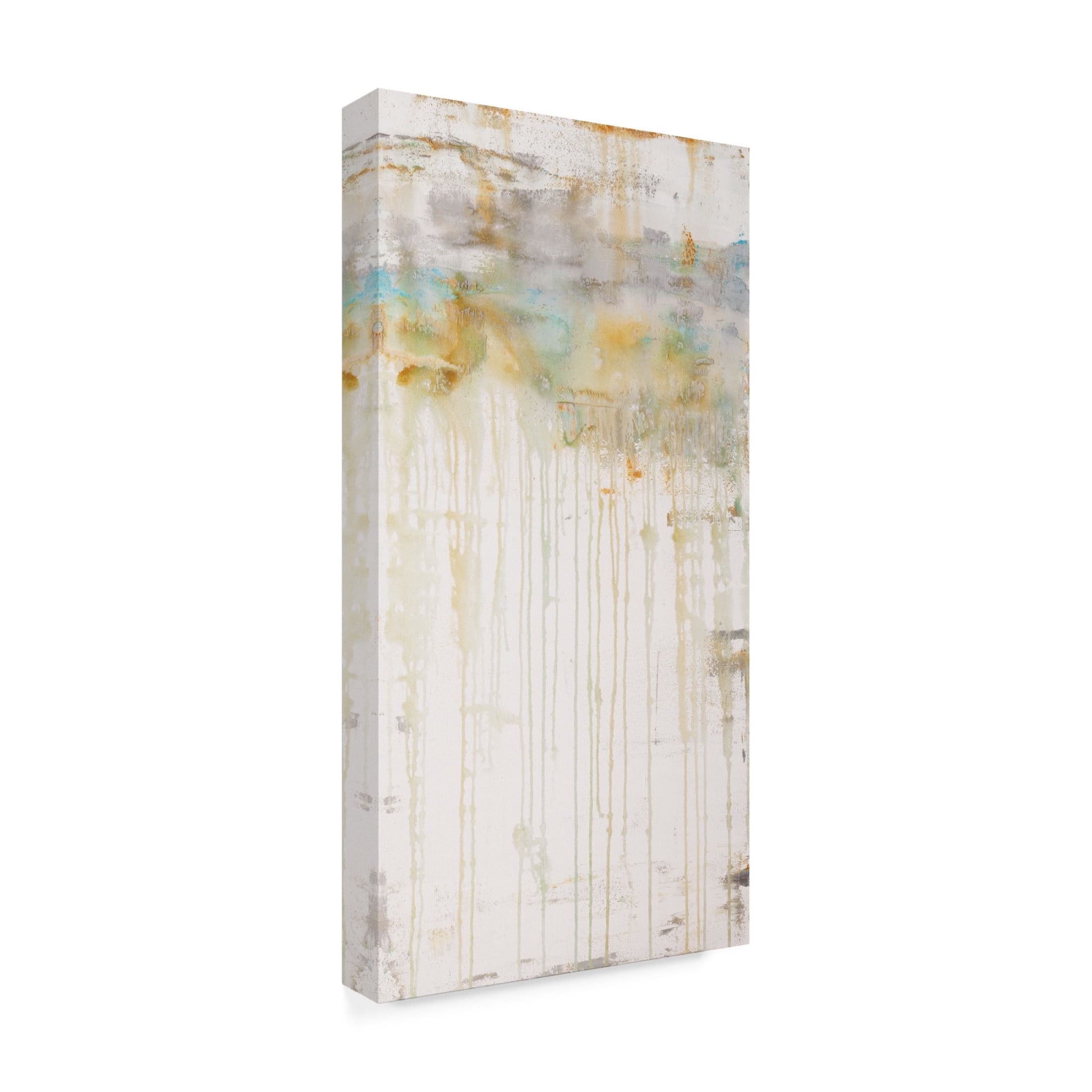 Canvas Wall Art - Hilary Winfield 'Asthenosphere 2 Canvas 1' Wall Art for Living Room, Bedroom, or Office Décor by Trademark Fine Art - 16 x 32 Inches