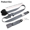 thumbnail image 5 of Universal 3 Point Retractable Auto Car Seat Belt Lap Shoulder Adjustable, 11.8 Ft Safety Seat Belt, 5 of 10