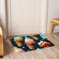 thumbnail image 6 of Ice Cream Machine Washable Non-Slip Polyester Indoor Floor Rug and Chair Mats, 6 of 6