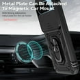 thumbnail image 3 of HZXC-for Google Pixel 9 / Pixel 9 Pro Case with Slide Camera Cover HD Screen Protector [Military Grade Drop Tested] Magnetic Ring Holder Kickstand Protective Phone Case for Google Pixel 9/9 Pro, B, 3 of 4
