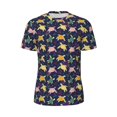 thumbnail image 5 of Wukai Turtle Print Men's Short-Sleeved Mesh T-Shirt,Quick-Dry Short Sleeve Workout T-Shirt-X-Large, 5 of 8