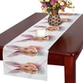 thumbnail image 1 of YUSDECOR Galaxy Watercolor Rabbit Bunny Hipster Animals Table Runner Home Decor for Wedding Banquet Decoration 16x72 Inch, 1 of 2
