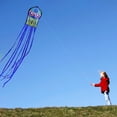 thumbnail image 3 of Kids Octopus Kites Toy Cartoon Animal Kites with Long Tail, 3 of 7