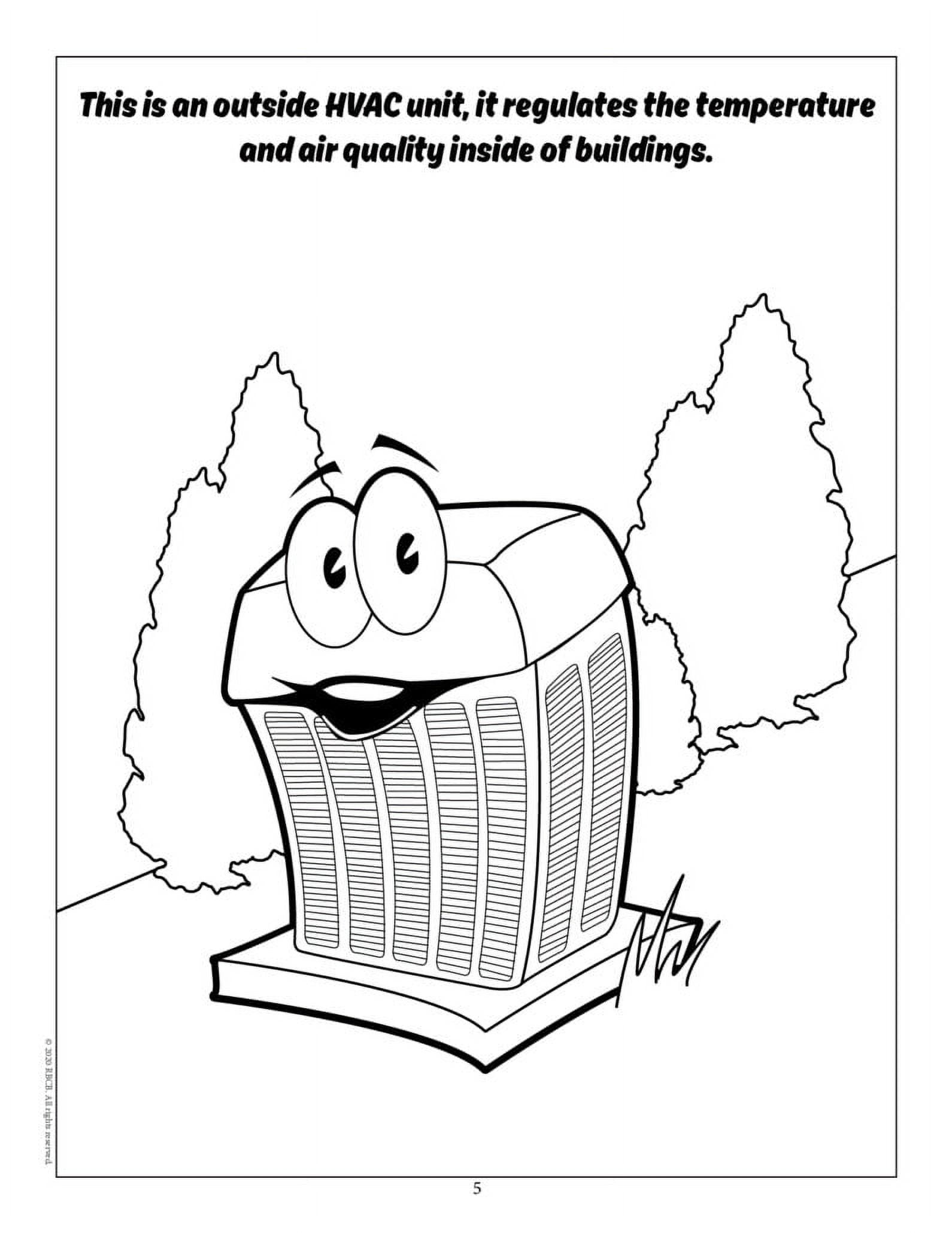 HVAC Imprint Coloring Book (25 Copies) (8.5x11)